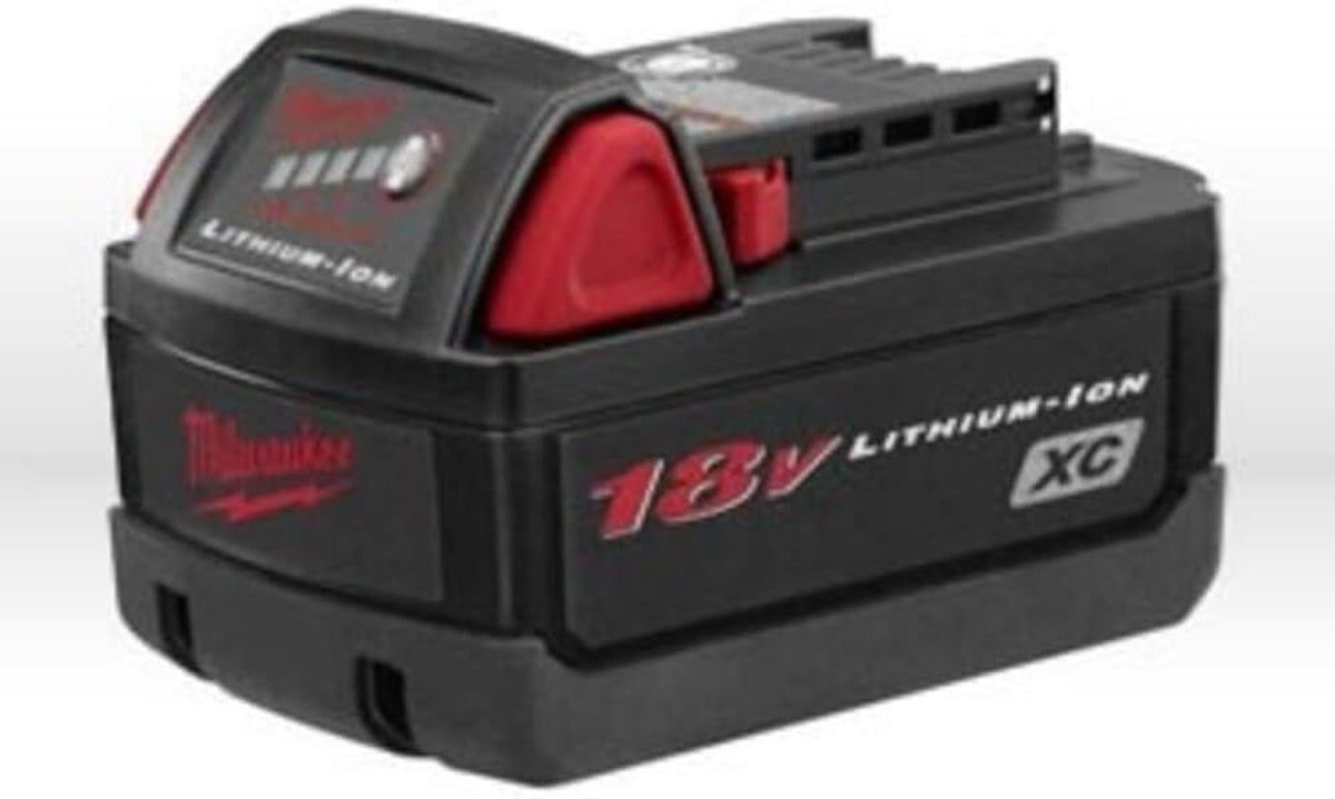 Milwaukee 48-11-1828 Genuine OEM M18 3 Amp Hour 18V Lithium Ion XC Extended Capacity Battery with Redlink Intelligence and Extreme Weather Performance