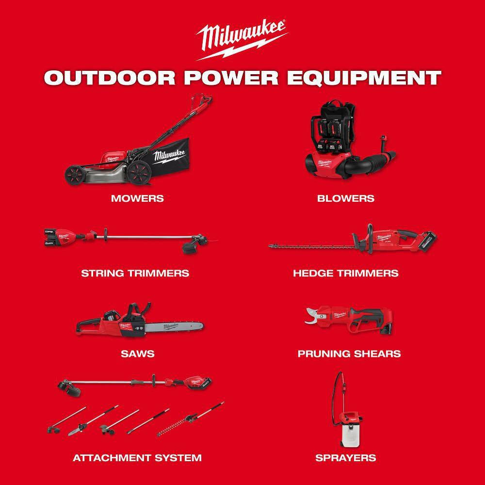 M12 FUEL 8 In. 12V Lithium-Ion Brushless Cordless Hedge Trimmer Kit and M18 FUEL 16 In. Chainsaw Combo Kit (2-Tool)