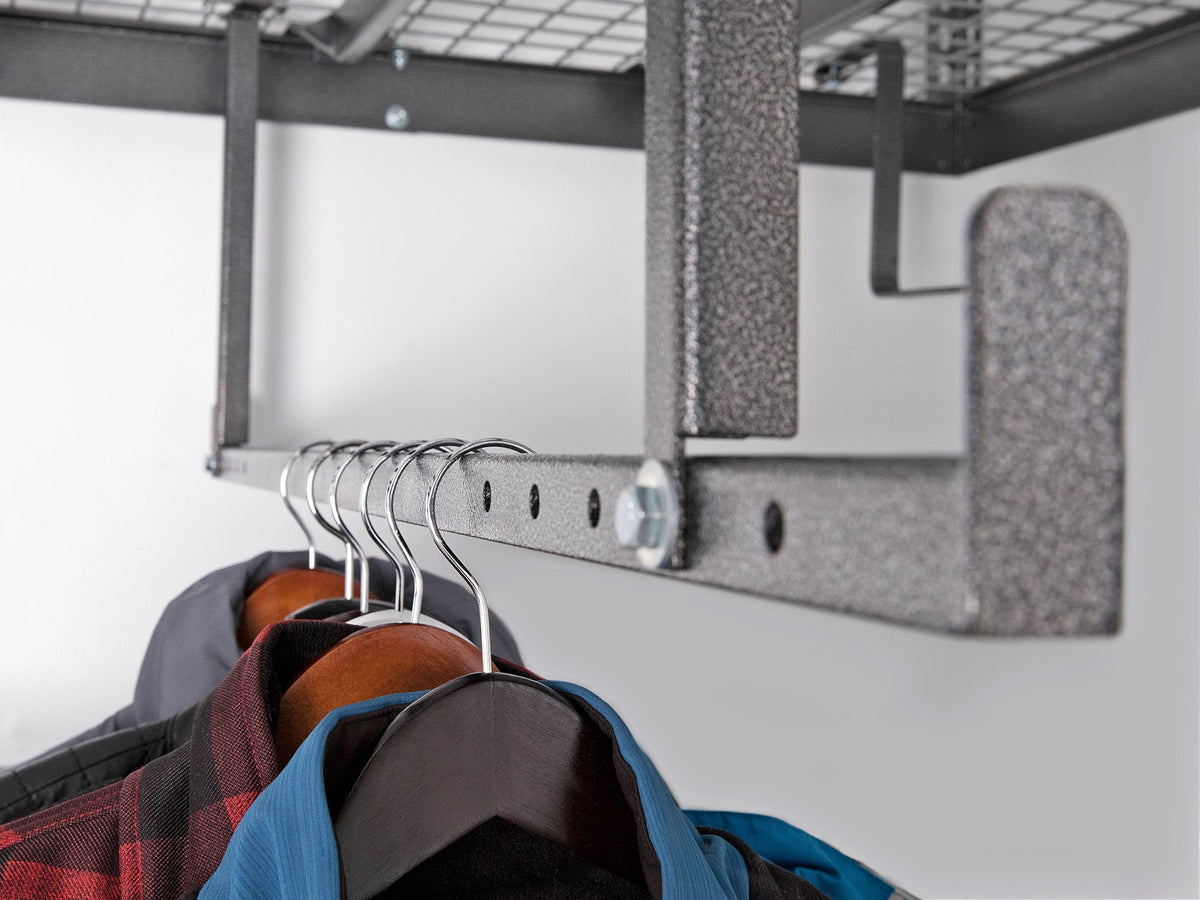 Versarac 4' X 8' Adjustable Overhead Rack · Heavy-Gauge Steel · 600 Lbs Capacity · Ceiling-Mounted