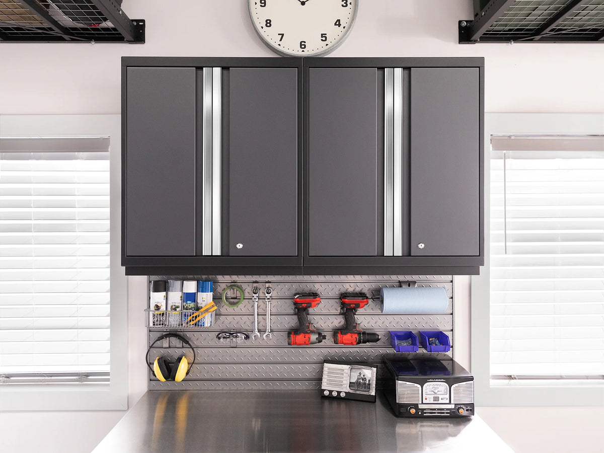 Pro Series 12PC Garage Cabinetry Set · 18-Gauge Steel · Fully-Welded · 220" W X 24" D X 84.75" H
