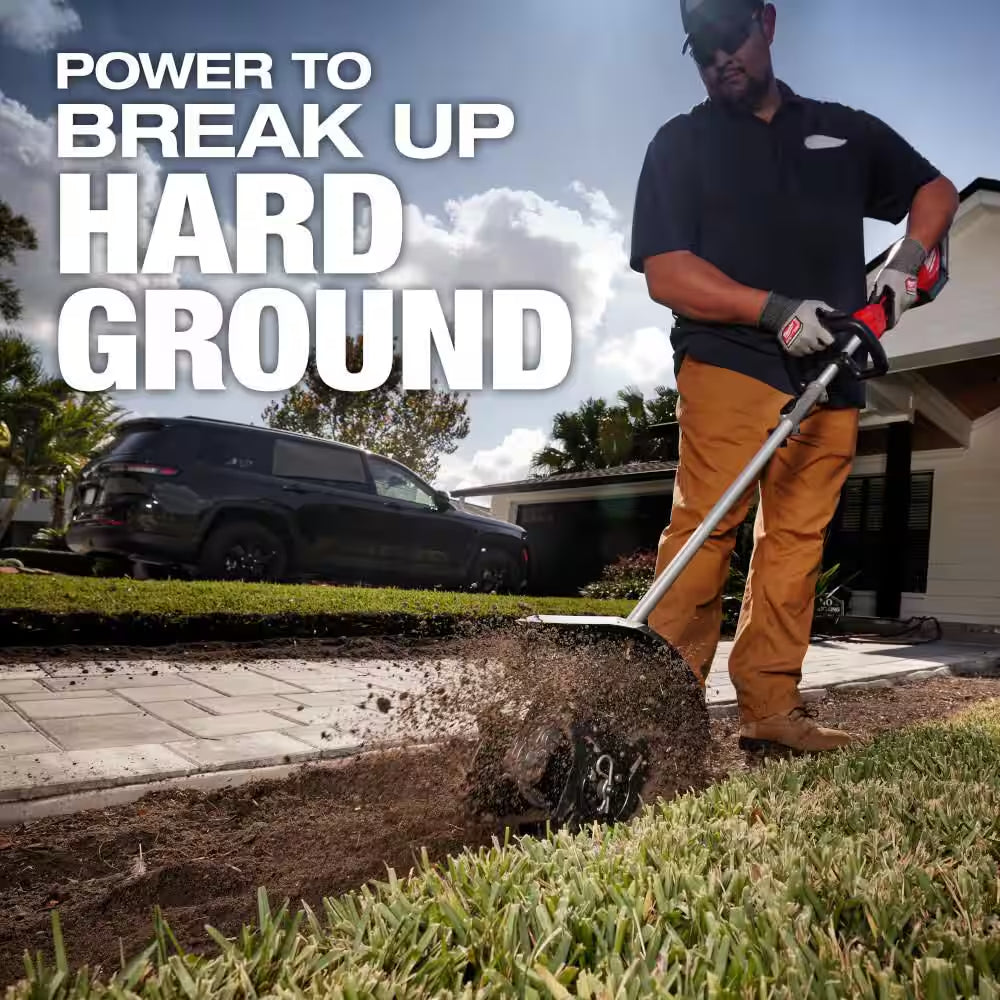 M18 FUEL 18V 16 In. Brushless Cordless Battery Powered QUIK-LOK String Trimmer 8.0 Ah FORGE Kit W/ Cultivator Attachment