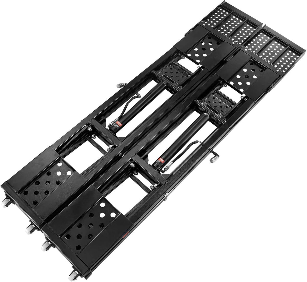 Portable Car Lift - 7,000 LBS Capacity, 26.8" Max. Height, Heavy-Duty Carbon Steel Truck Lift with 120V Power Unit
