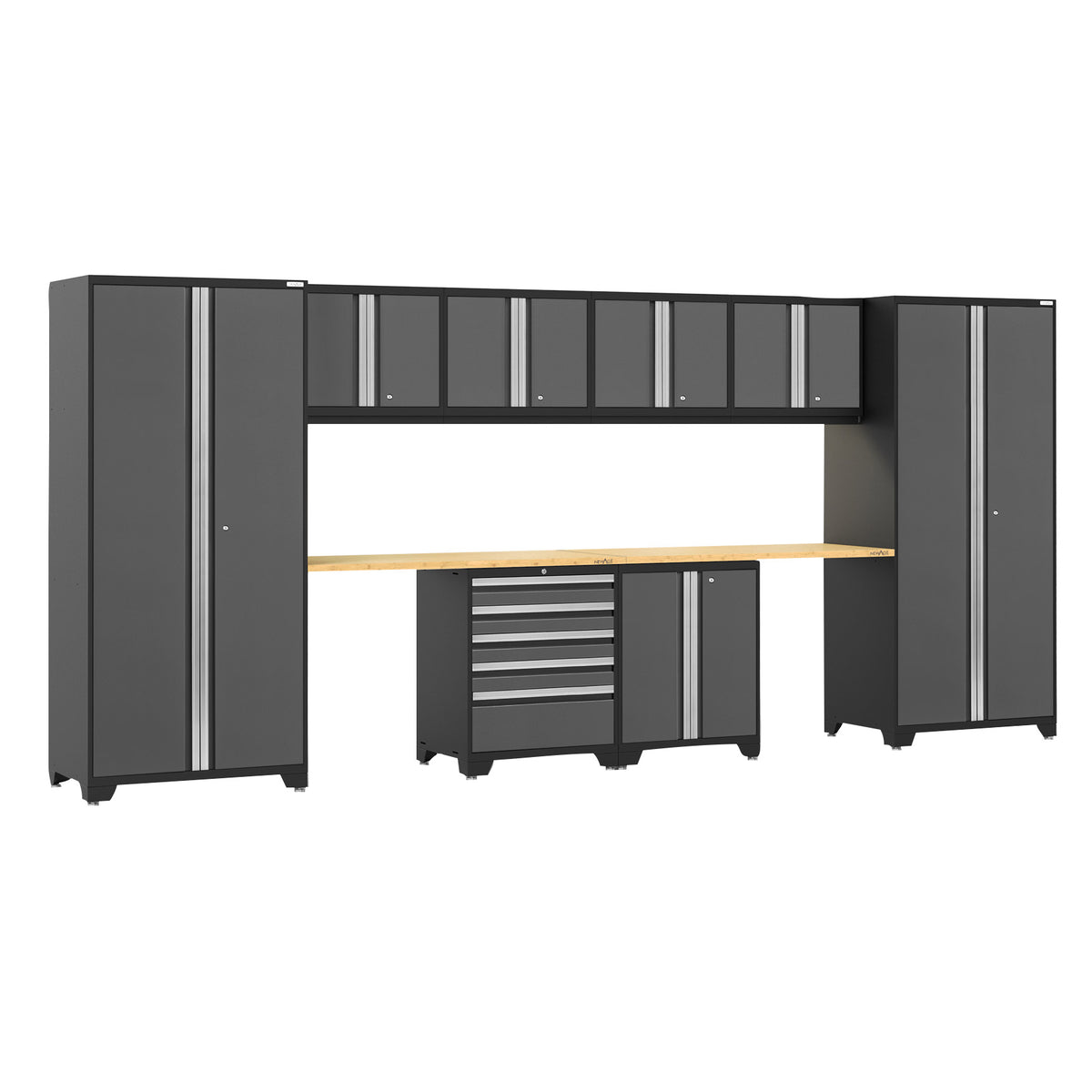 Newage Products Pro 3.0 Series Storage Cabinet 10-Piece Set