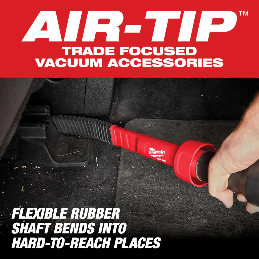M18 18-Volt 2 Gal. Lithium-Ion Cordless Wet/Dry Vacuum with AIR-TIP 1-1/4 In. - 2-1/2 In. (4-Piece) Automotive Kit