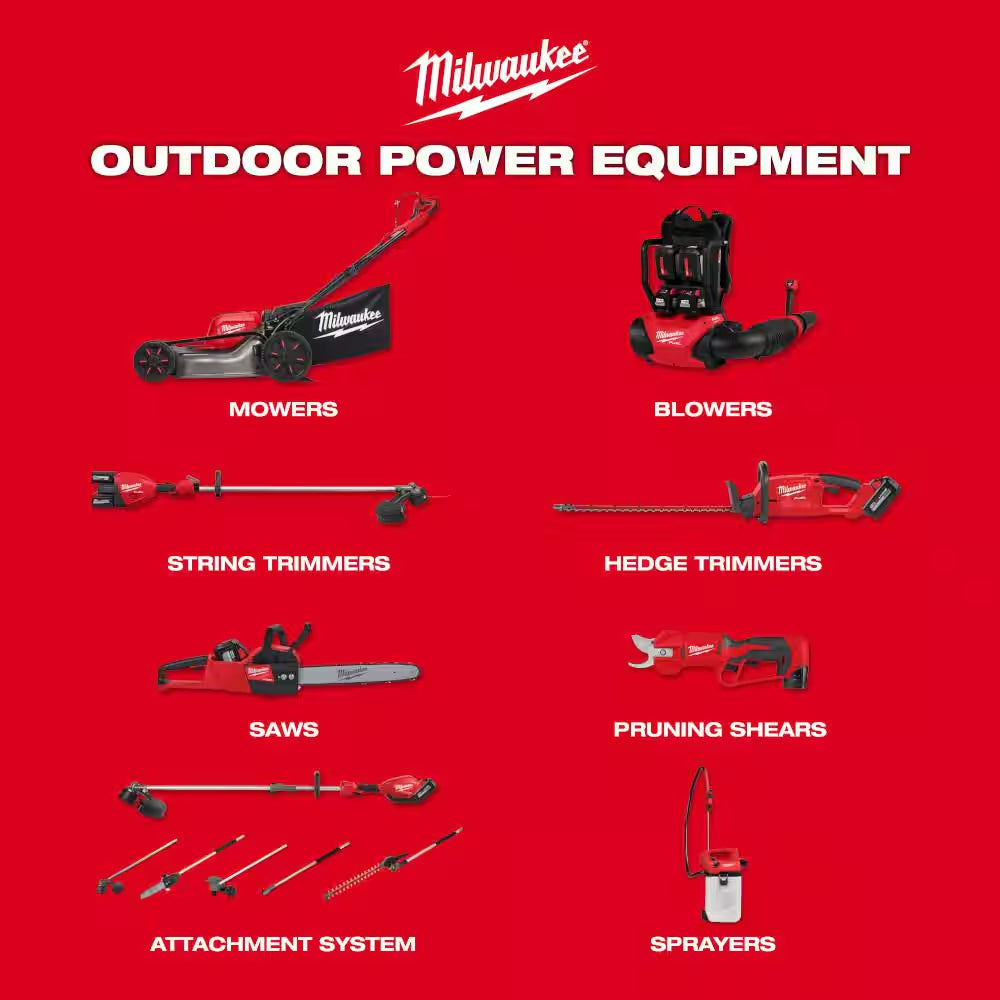 M18 Fuel 18V 16 In. Brushless Cordless Battery Powered Quik-Lok String Trimmer with Hedge Trimmer Attachment