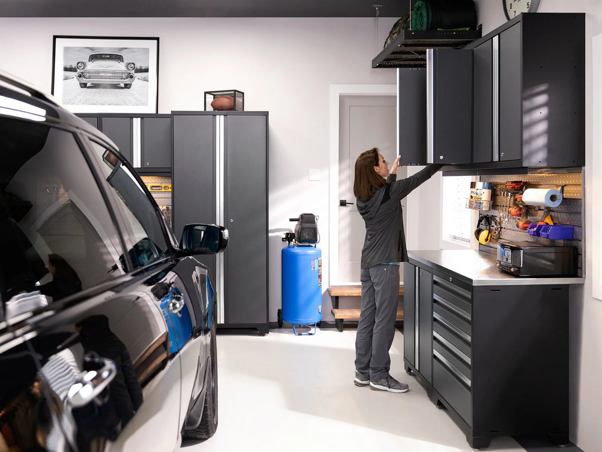 Pro Series 12PC Garage Cabinetry Set · 18-Gauge Steel · Fully-Welded · 220" W X 24" D X 84.75" H