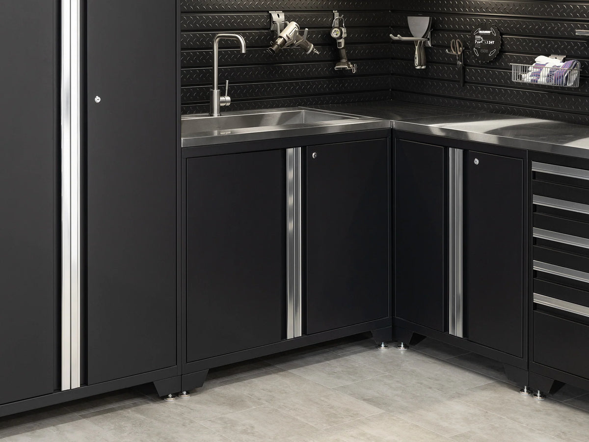 Pro Series 9PC Garage Cabinetry Set · 18-Gauge Steel · Fully-Welded · 156" W X 24" D X 84.75" H