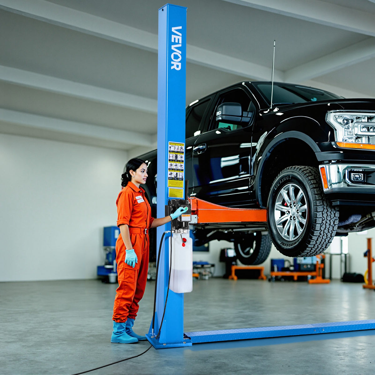 VEVOR 2 Post Lift 10000Lbs Two Post Auto Lift AC 220V Sedan SUV Repair Hoist