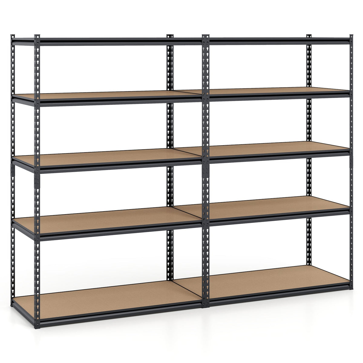 5-Tier Heavy Duty Garage Shelving Unit - 2200 LBS Capacity