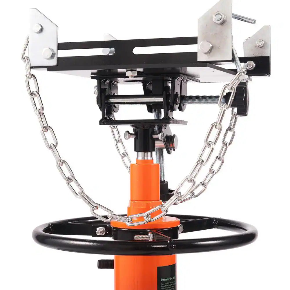 1322 Lbs. Hydraulic Transmission Jack 1 360° Swivel Wheels for Car Lift