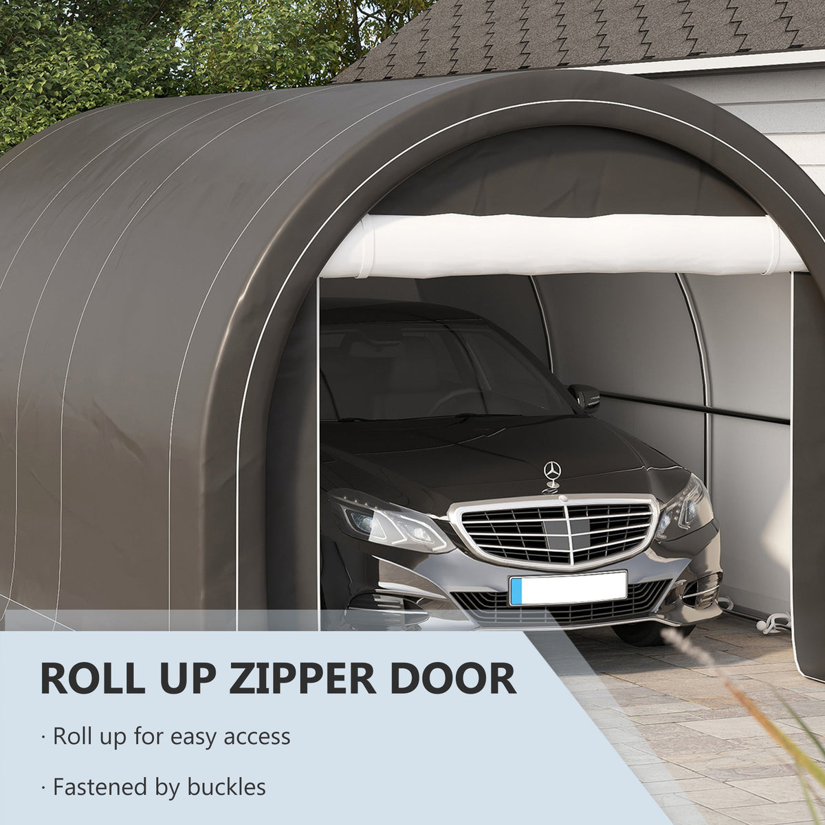 Outsunny 10' x 16' Heavy Duty Carport Garage Storage Tent