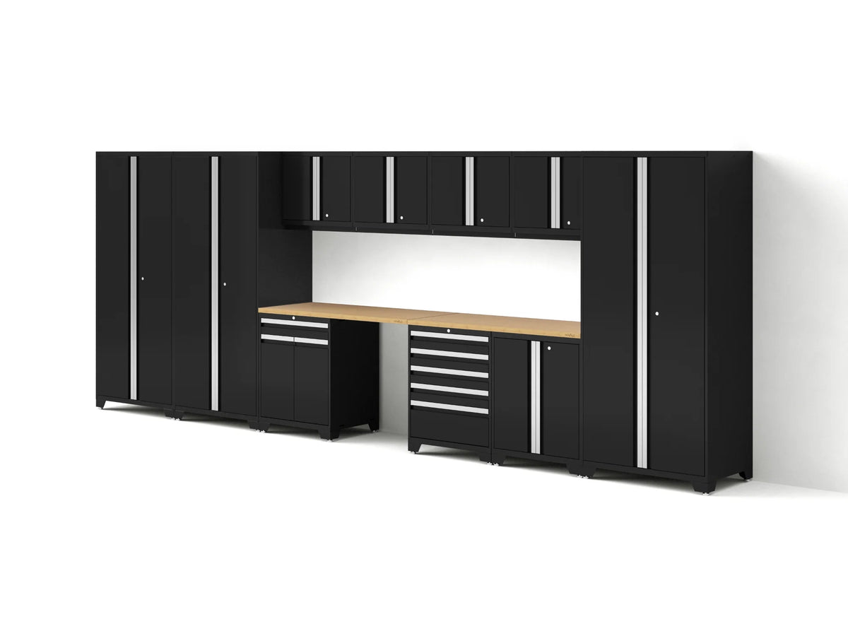 Pro Series 12PC Garage Cabinetry Set · 18-Gauge Steel · Fully-Welded · 220" W X 24" D X 84.75" H