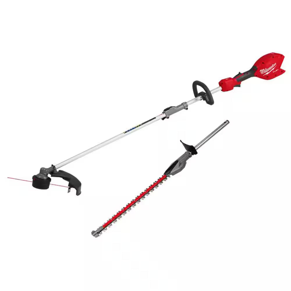 M18 Fuel 18V 16 In. Brushless Cordless Battery Powered Quik-Lok String Trimmer with Hedge Trimmer Attachment