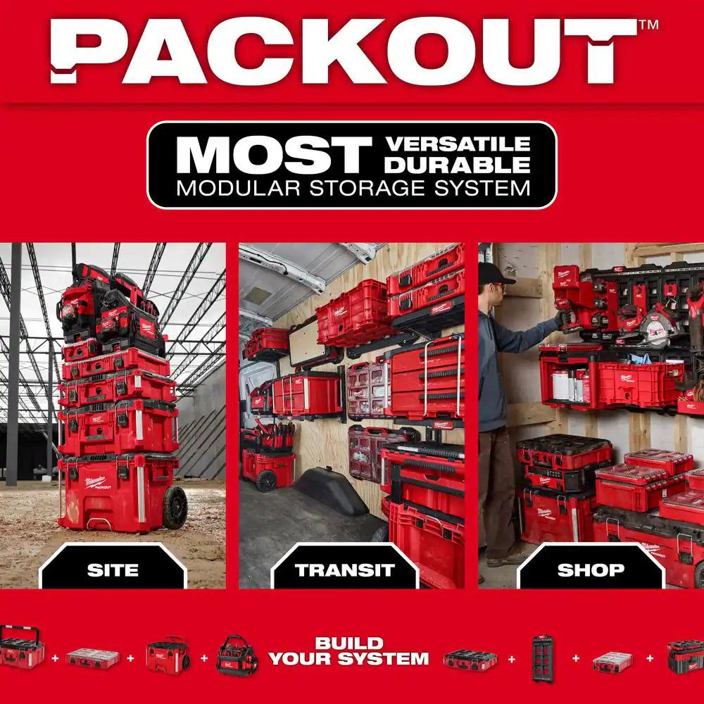 PACKOUT 20 In. 2-Wheel Utility Cart with PACKOUT Cabinet