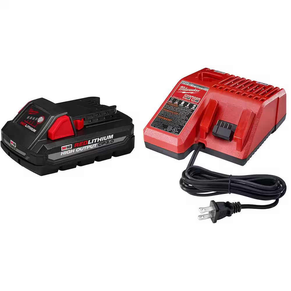 M18 18-Volt Lithium-Ion HIGH OUTPUT Starter Kit with One 3.0Ah Battery and Charger