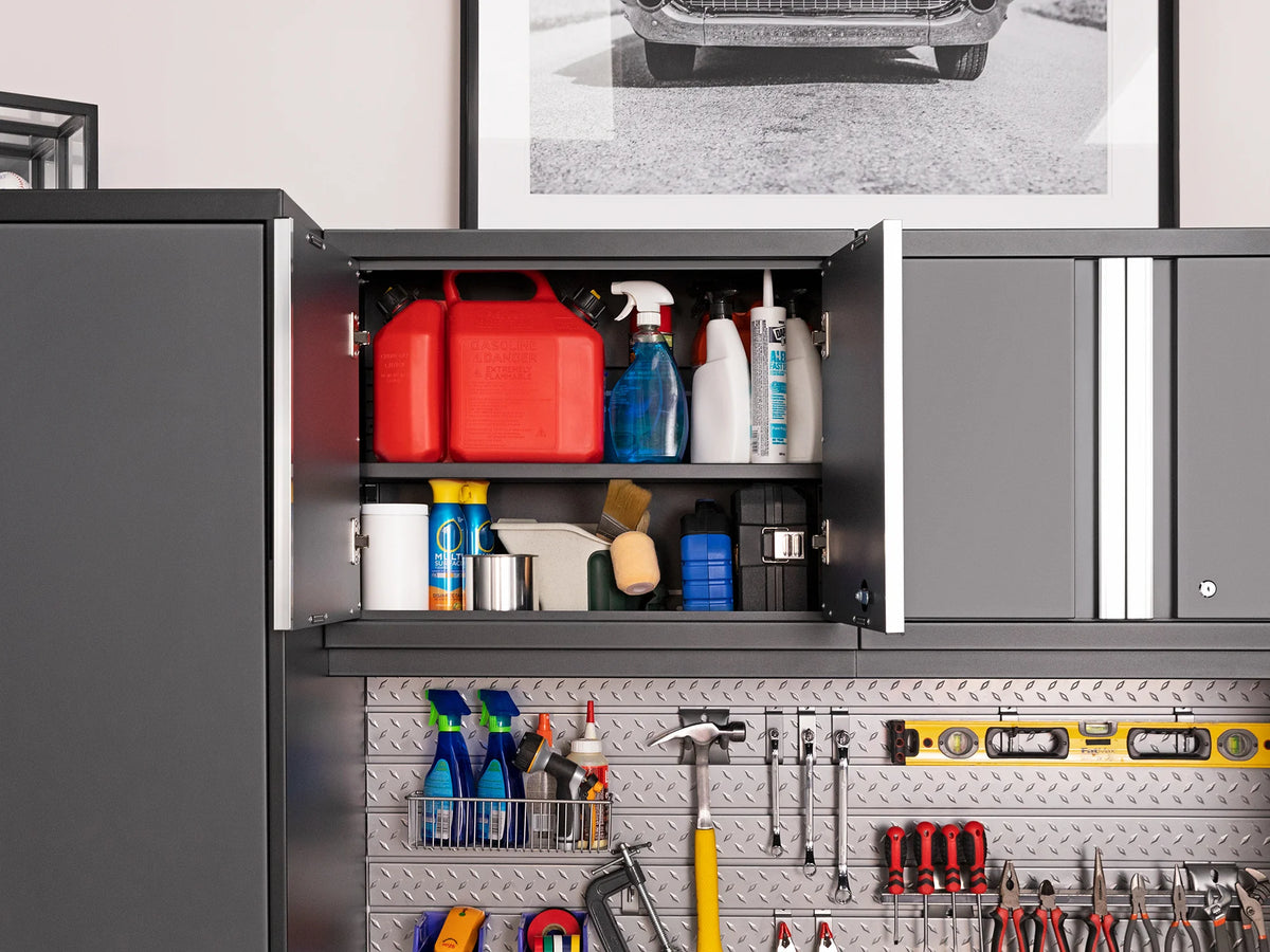 Pro Series 12PC Garage Cabinetry Set · 18-Gauge Steel · Fully-Welded · 220" W X 24" D X 84.75" H
