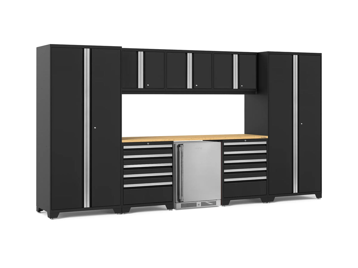 Pro Series 9PC Garage Cabinetry Set · 18-Gauge Steel · Fully-Welded · 156" W X 24" D X 84.75" H
