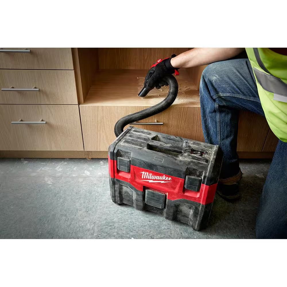 M18 18-Volt 2 Gal. Lithium-Ion Cordless Wet/Dry Vacuum with AIR-TIP 1-1/4 In. - 2-1/2 In. (4-Piece) Automotive Kit