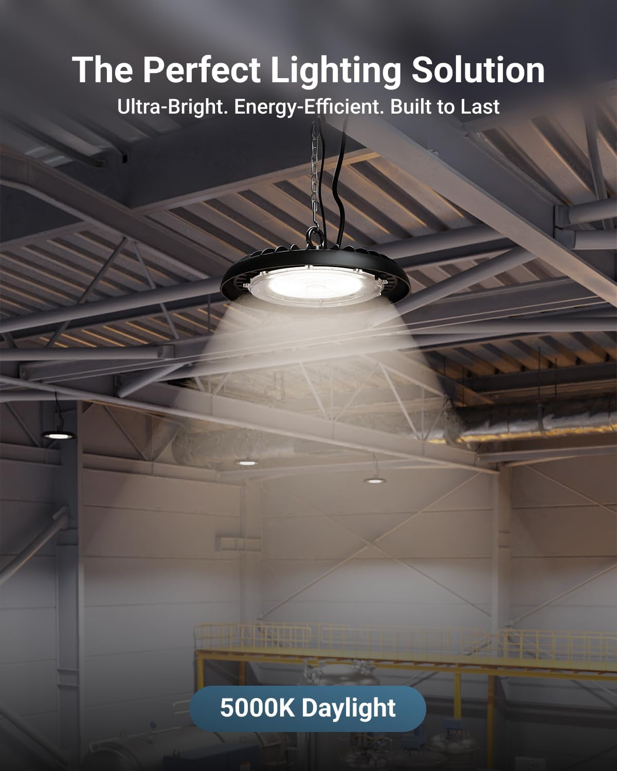 Sunco 10 Pack UFO LED High Bay Light, 200W, 5000K, 28000LM, Dimmable