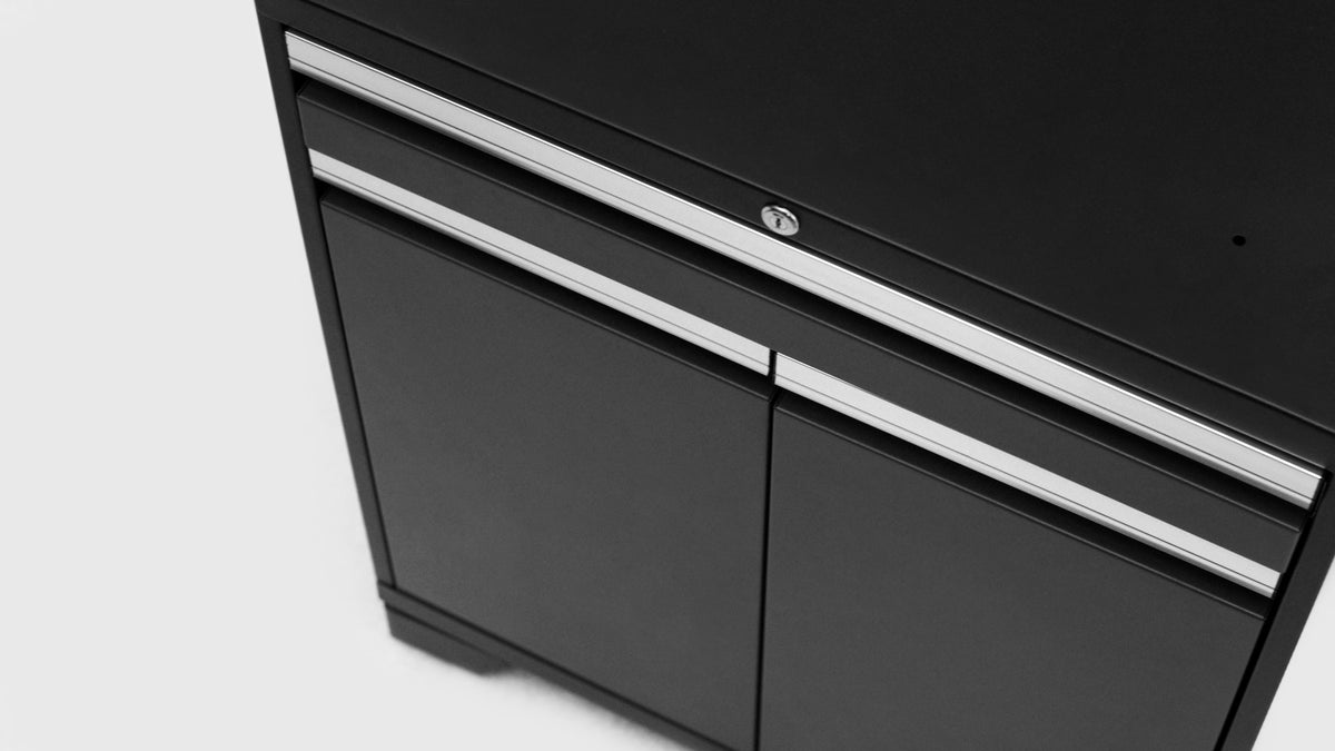 Pro Series 12PC Garage Cabinetry Set · 18-Gauge Steel · Fully-Welded · 220" W X 24" D X 84.75" H