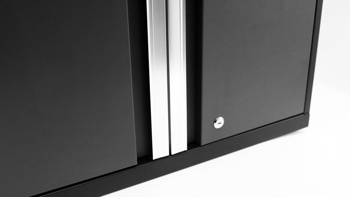 Pro Series 12PC Garage Cabinetry Set · 18-Gauge Steel · Fully-Welded · 220" W X 24" D X 84.75" H