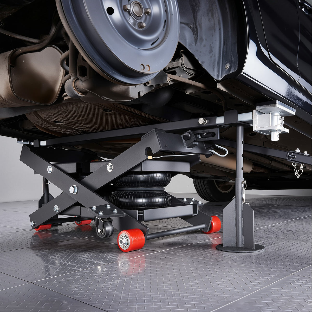 VEVOR Air Portable Car Lift Air Jack 6613 Lbs 5.7-21.7 Inch for Home Garage