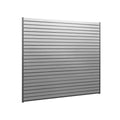 71.75 In. H X 80 In. W PVC Slatwall Panels Set in Silver (40 Sq. Ft.)