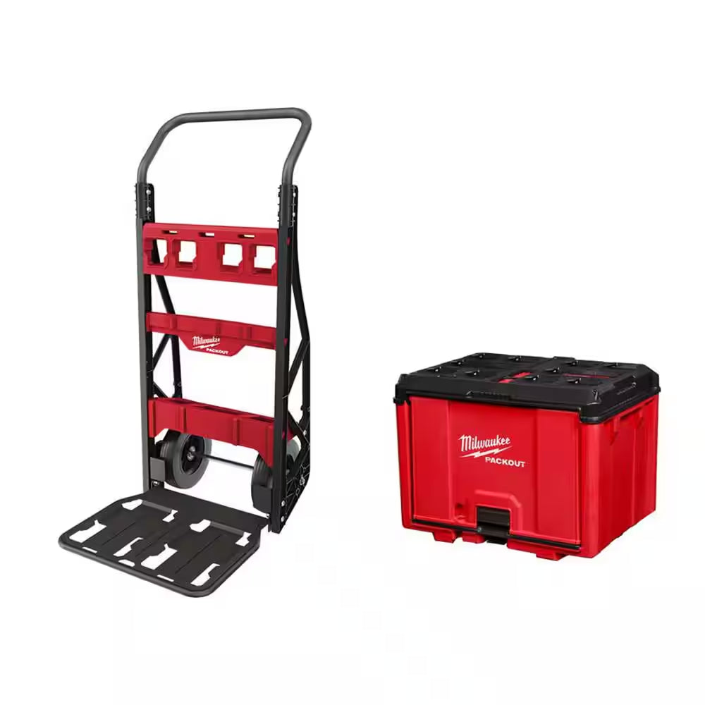 PACKOUT 20 In. 2-Wheel Utility Cart with PACKOUT Cabinet