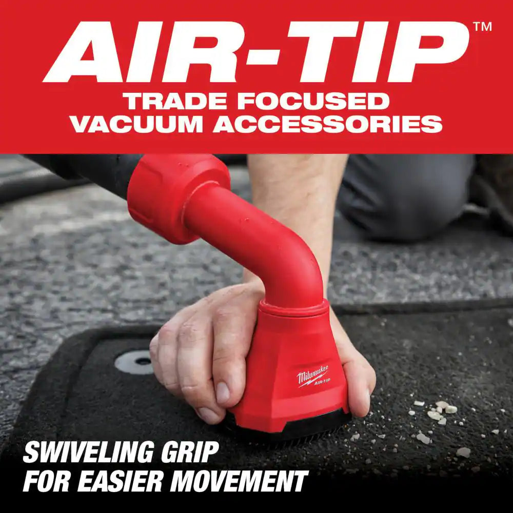 M18 18-Volt 2 Gal. Lithium-Ion Cordless Wet/Dry Vacuum with AIR-TIP 1-1/4 In. - 2-1/2 In. (4-Piece) Automotive Kit