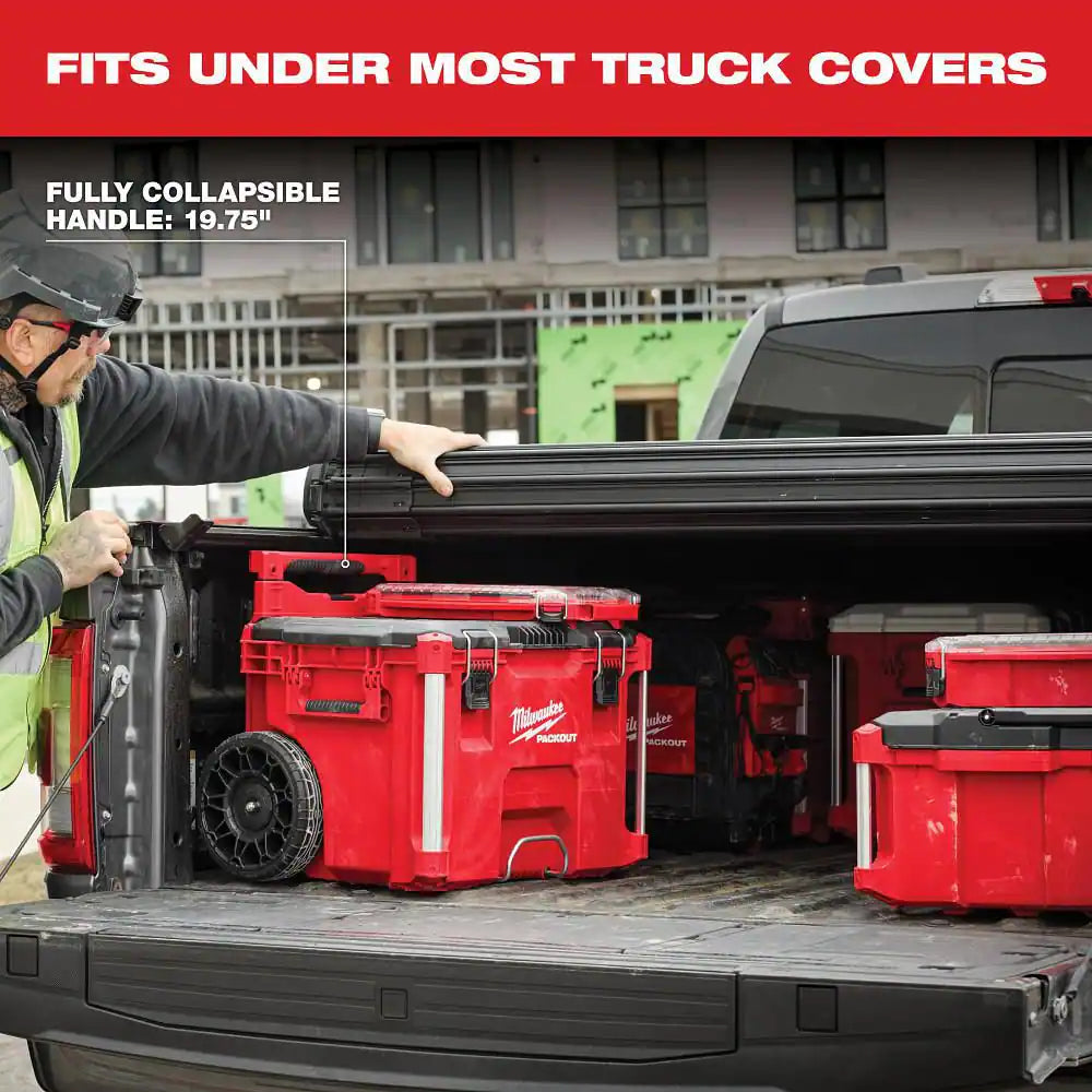 PACKOUT 22 In. Rolling Tool Box, 22 In. Large Tool Box and 22 In. Medium Tool Box Prosystem Low Profile Handle