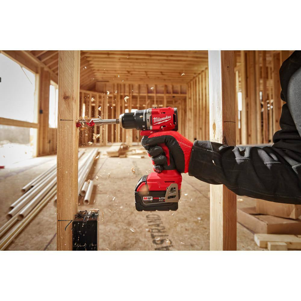 M18 18-Volt Lith-Ion Brushless Cordless Compact Hammer Drill/Impact Combo Kit (2-Tool) W/(2) Batteries & M18 Multi-Tool