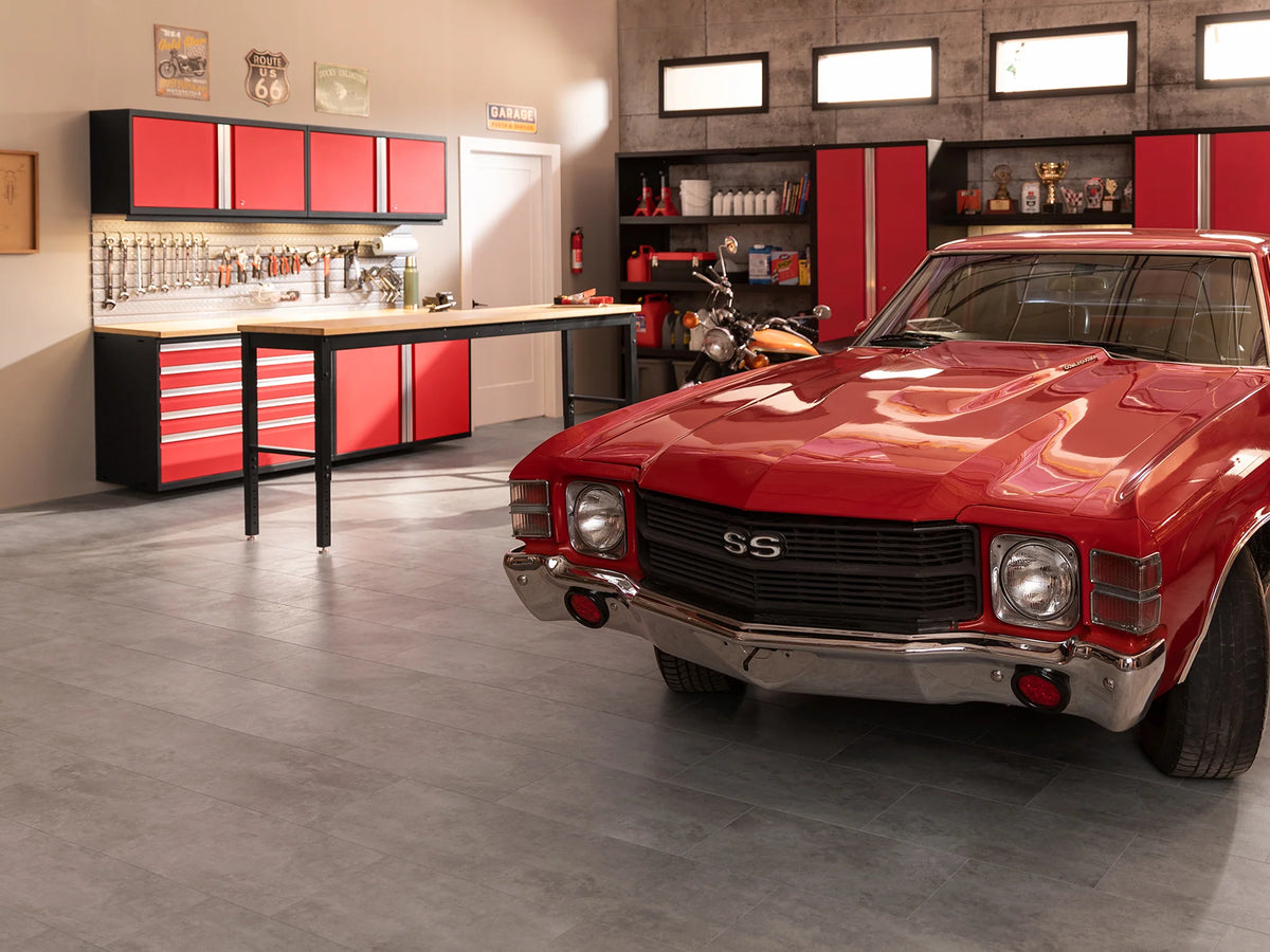 Pro Series 9PC Garage Cabinetry Set · 18-Gauge Steel · Fully-Welded · 156" W X 24" D X 84.75" H