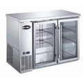 48 In. W 11.8 Cu. Ft. Commercial under Back Bar Cooler Refrigerator with Glass Doors in Stainless Steel