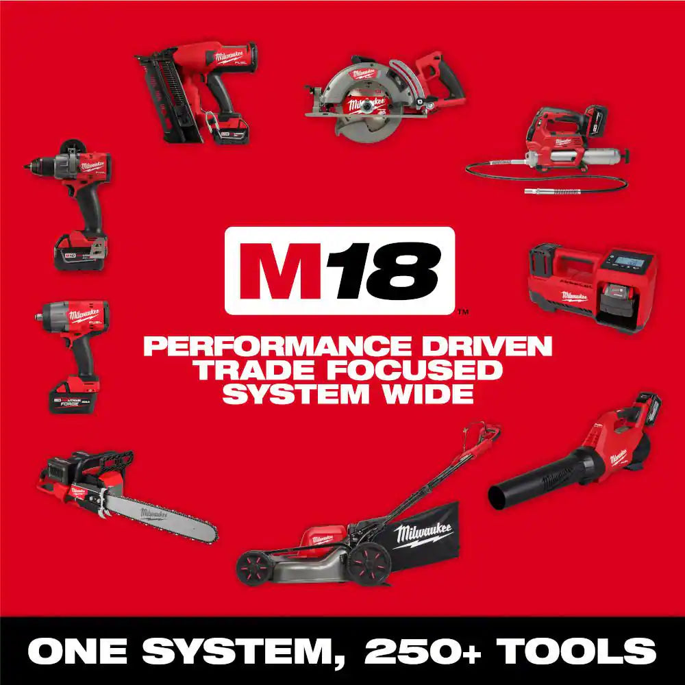 M18 FUEL 18-Volt 16 In. Brushless Cordless Electric QUIK-LOK String Trimmer/Blower Combo Kit W/8.0 Battery (2-Tool)