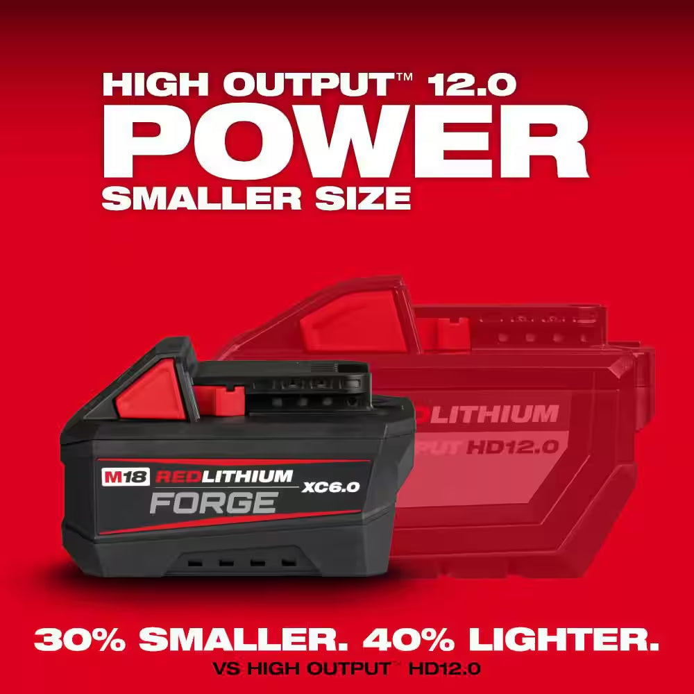 M18 18V Lithium-Ion REDLITHIUM FORGE 6.0 Ah Battery Pack (4-Pack)