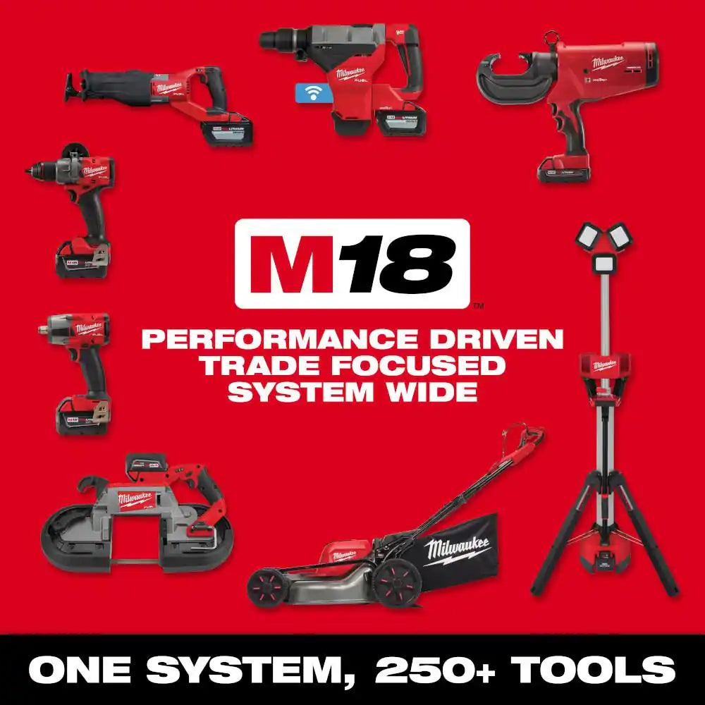 M18 18V Lithium-Ion Brushless Cordless 1/2 In. Compact Drill/Driver Kit with SHOCKWAVE Screw Driver Bit Set (45-Piece)