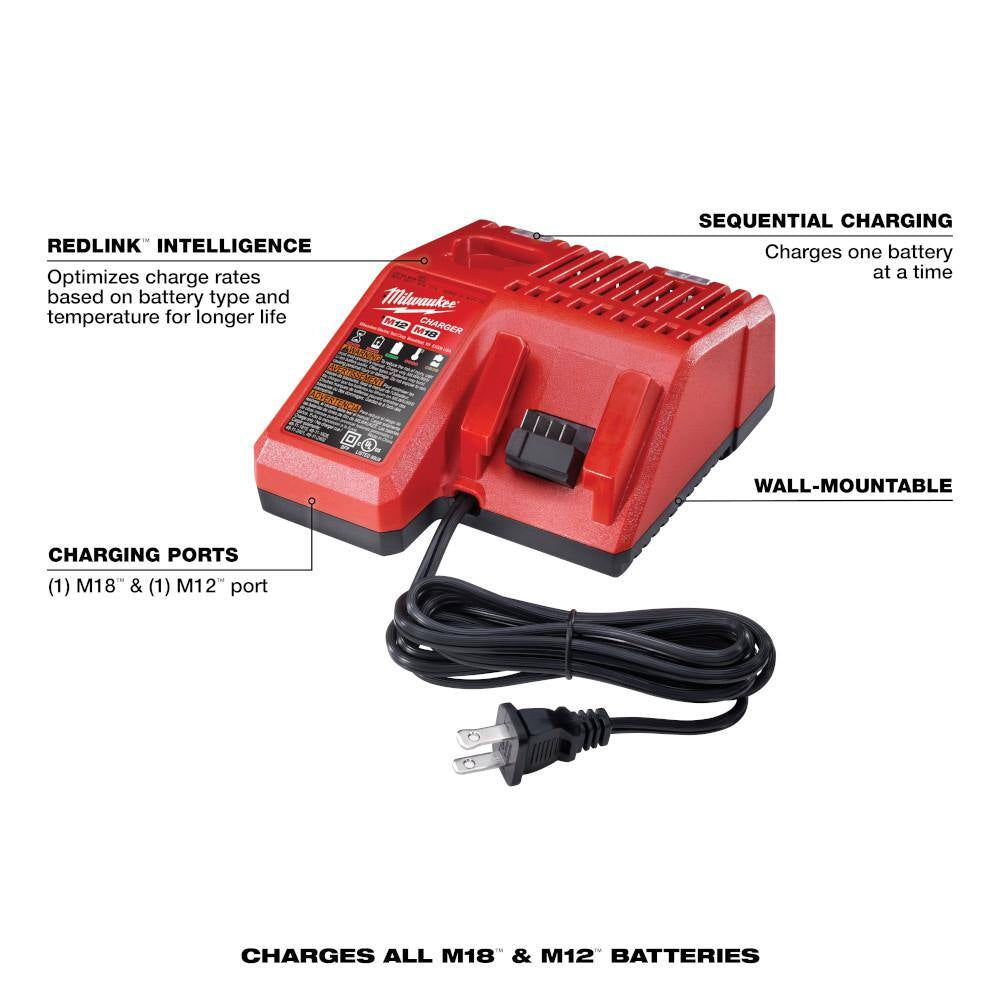 M18 18V 2200 Lumens Cordless Radius LED Compact Site Light with Flood Mode W/ (1) 5. 0Ah Battery and Charger